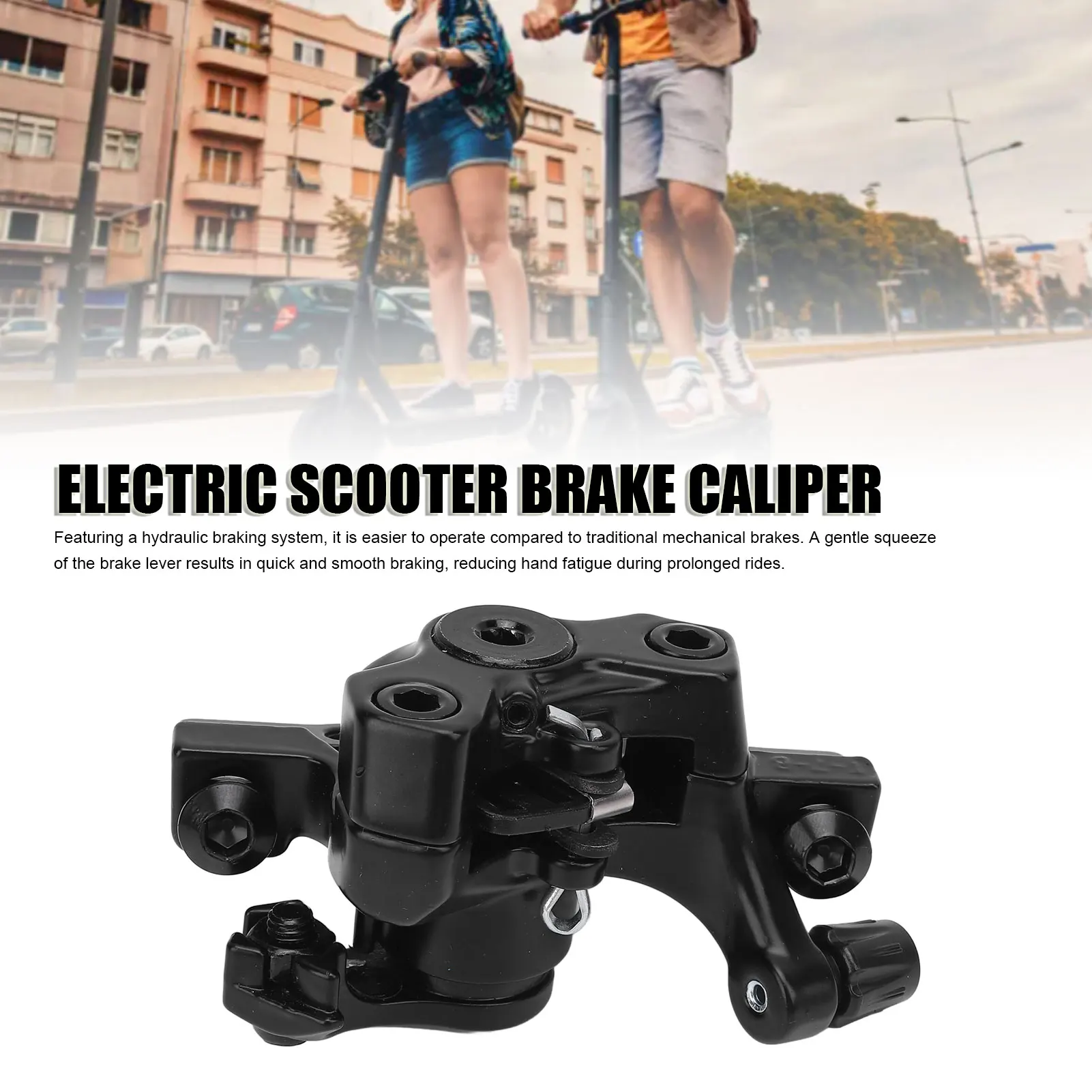 

Electric Scooter Brake Caliper Alloy Rear Wheel Hydraulic Disc Brake Caliper Easy Installation Durable for M5 Electric Scooter