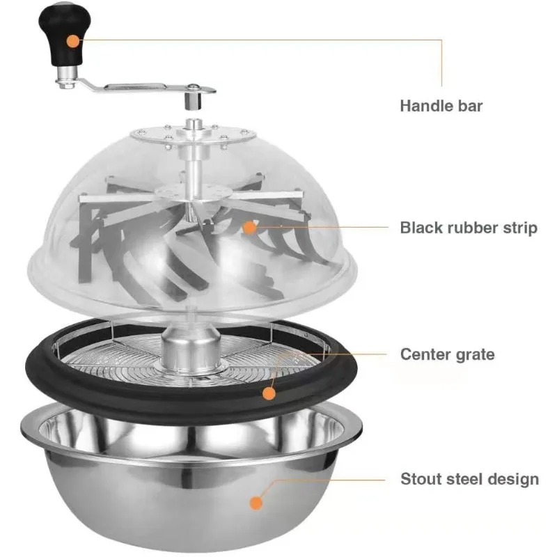 16-Inch Leaf Bowl Trimmer Cut for Plant Bud and Flower with Upgraded Gears