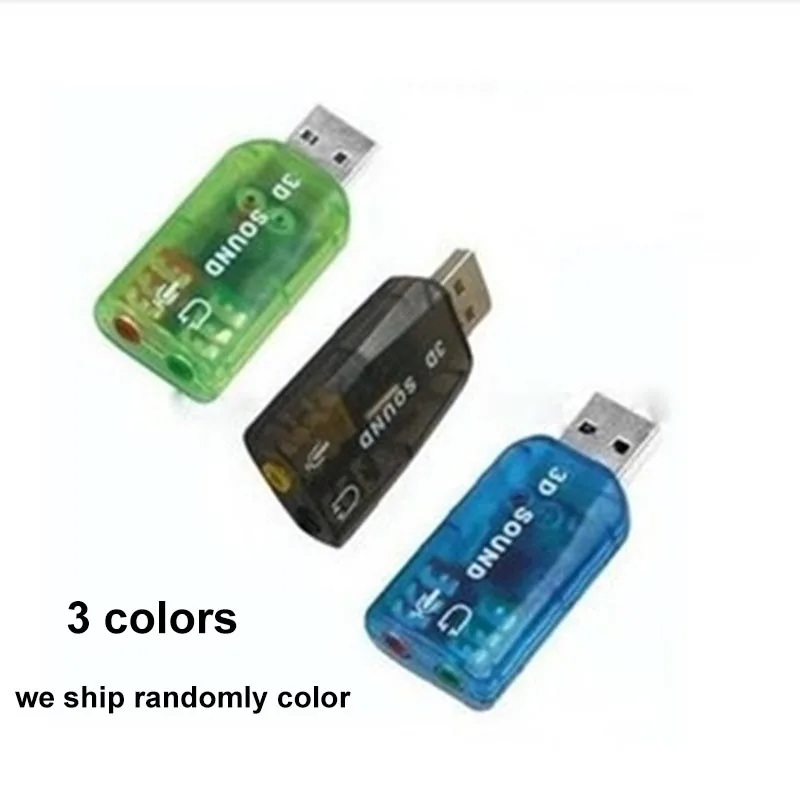 Mini External Usb To 3.5mm Mic Headphone Jack Stereo Headset 3d Sound Card Audio Adapter Speaker Interface For Laptop