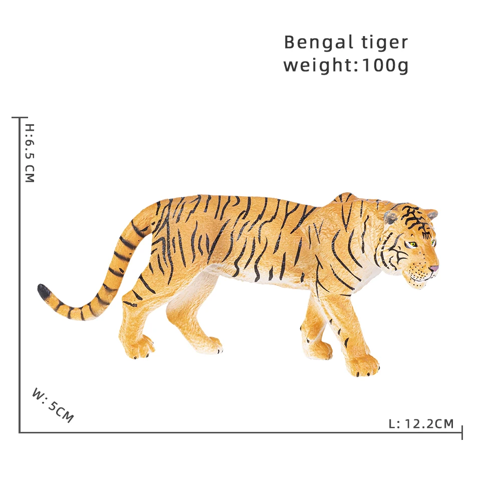 Afrikanische wilde Tiere Elefant Löwe Gepard Modells imulation große Mammut Action figuren PVC Lernspiel zeug für Kinder Geschenk – Detail 8