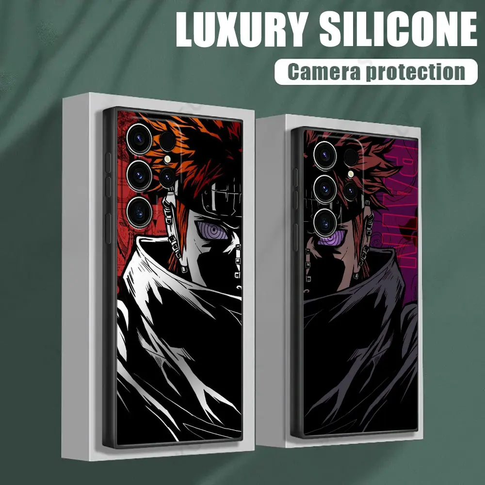 

A-Akatsuki Anime Pains S25 Ultra Case For Samsung Galaxy S25 S24 S23 S20 S21 FE S22 Ultra S10 S24 Plus 5G Case Soft Phone Cover