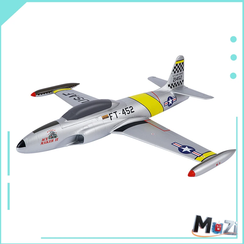 Model Blue Arrow 50mm T-33 Symulacja Samolotu Sportowego dla Początkujących, Sterowany Ręcznie, Elektryczny Samolot Zdalnie Sterowany z Stałym Skrzydłem T33