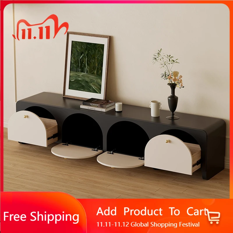 

Drawers Modern Tv Stands Living Room Designer Wood Minimalist Tv Table Universal Organizer Muebles Para Tv Trendy Furniture