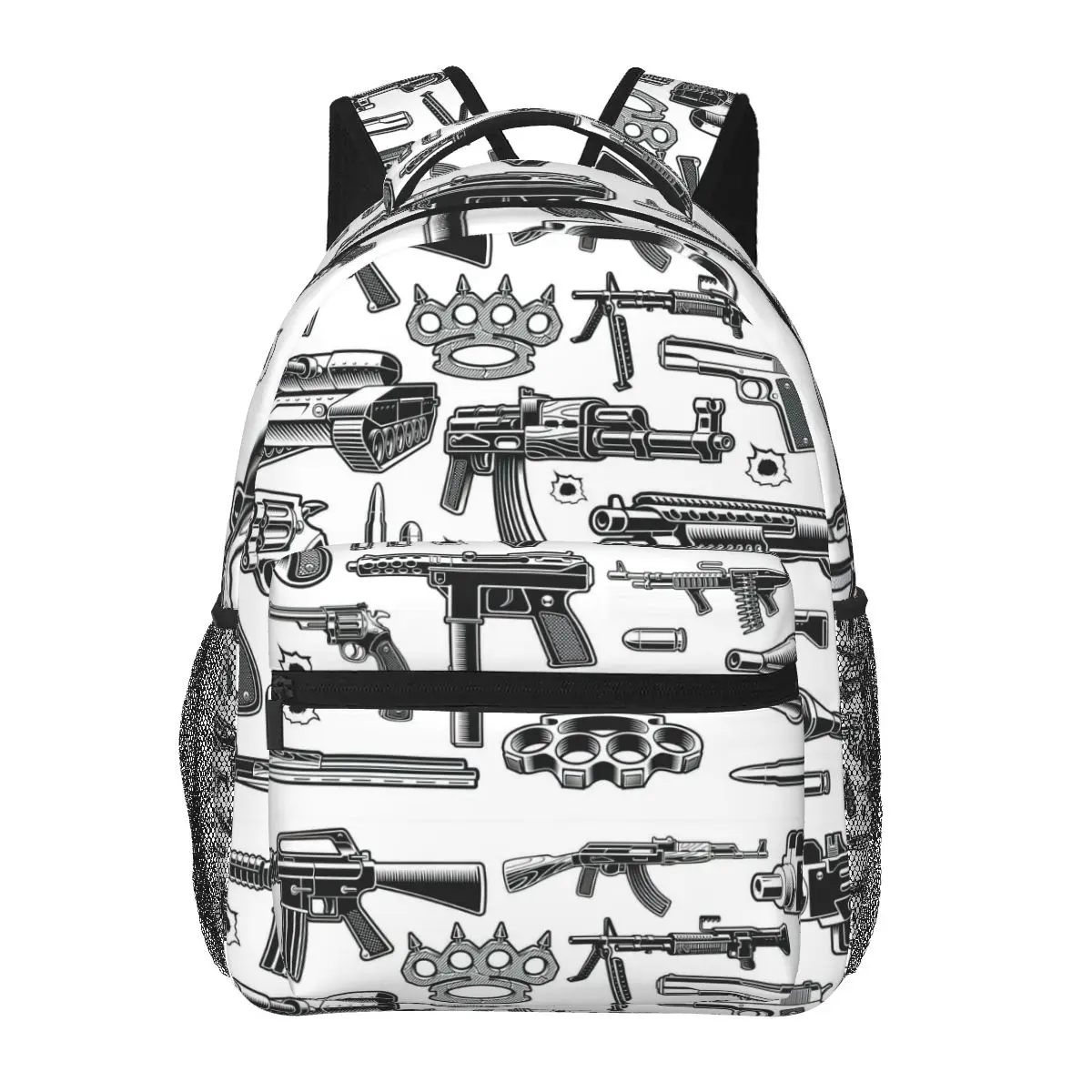 A Bundle Of Different Vector Weapons Backpack for Girls Boys Travel RucksackBackpacks for Teenage school bag