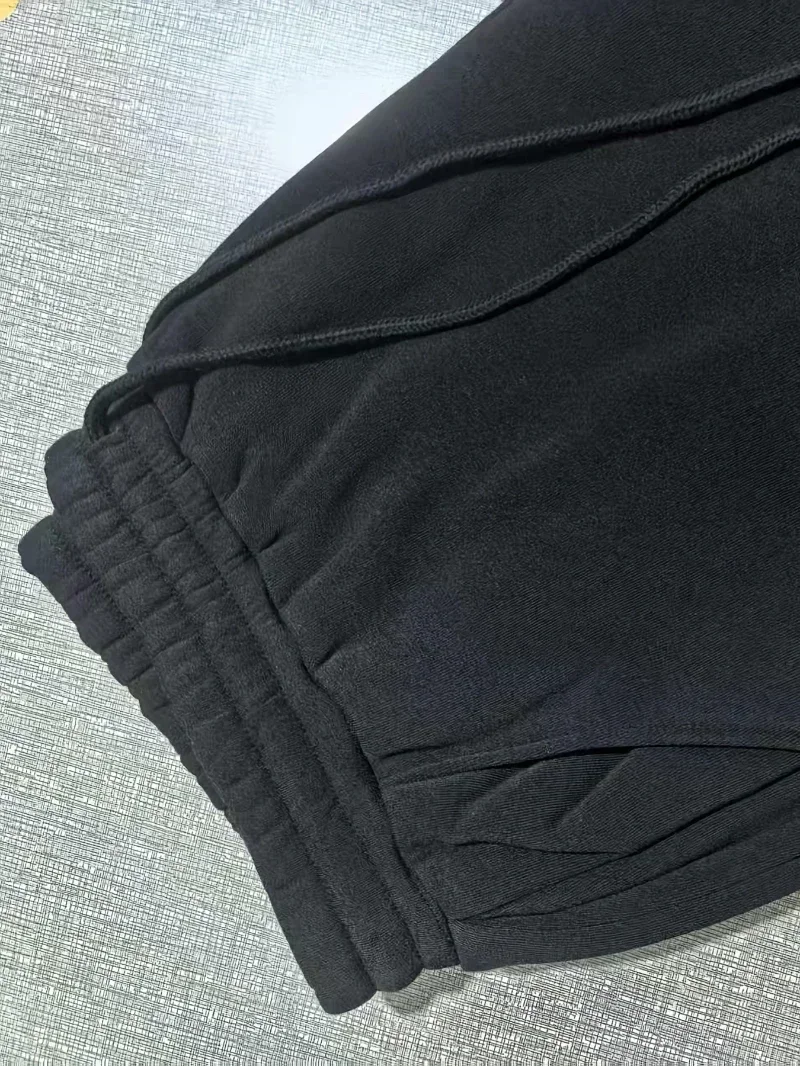 Graue Sommer-Sweatpants für Herren mit Kirschblütenmuster und japanischem Print, Kordelzug, locker geschnitten, Street-Style Y2K – Detail 20