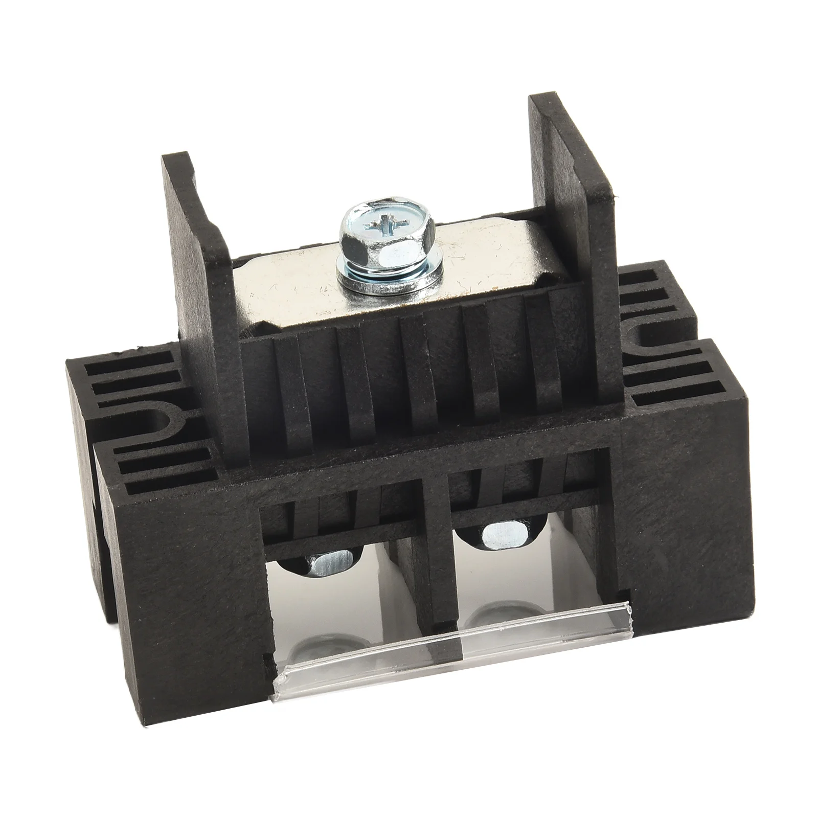 

Pure Copper Terminal Block 100A 600VDC Accessories Black Red Terminal Block Terminal Connector Energy Storage H62 Brass