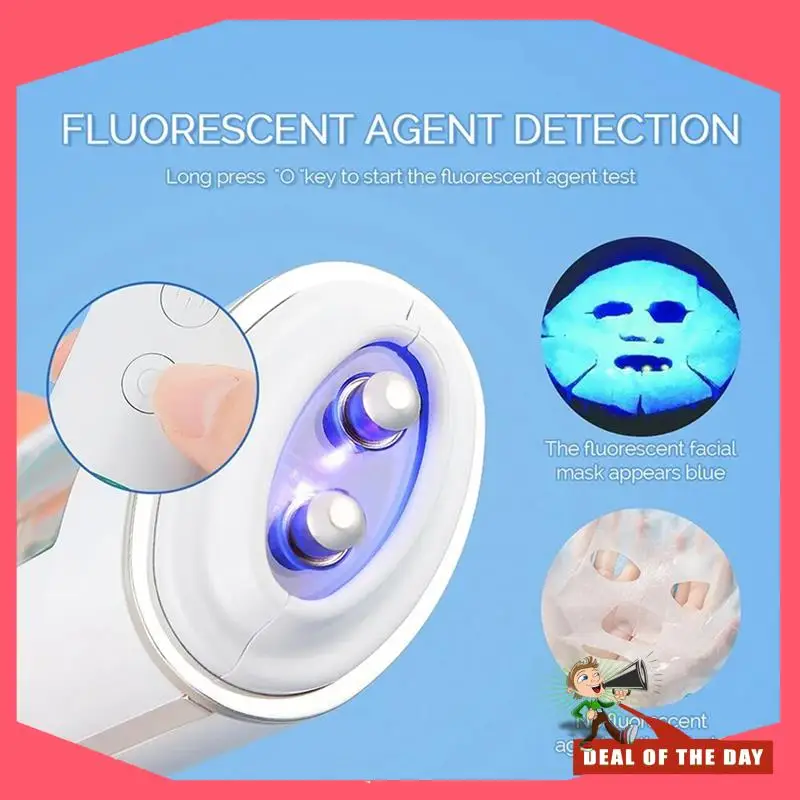 จัดส่งตลอด 24 ชั่วโมง 2X เครื่องทดสอบผิวหน้าความชื้นและน้ำมันในผิวเครื่องวิเคราะห์ผิวผิวแก้มยืดหยุ่นเครื่องวัดอายุผิว