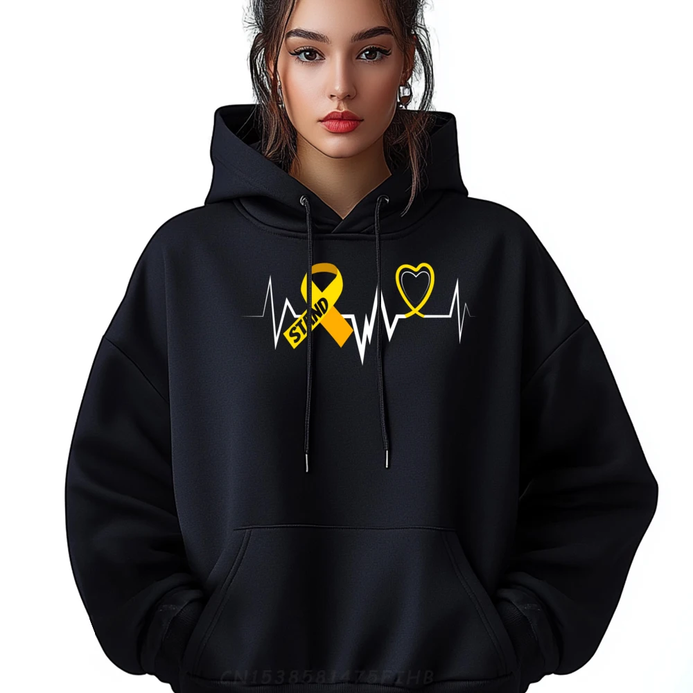 

Heartbeat Spina Bifida Ribbon Spina Bifida Awareness Luxury Designer Men's Polyester Fiber Hoodie