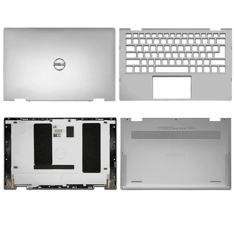 NEW For Dell Inspiron 13 7000 7300 7306 2-in-1 0J4KX5 0W3N1F 01PW1P Laptop LCD Back Cover Palmrest Bottom Case A C D Silve Cover