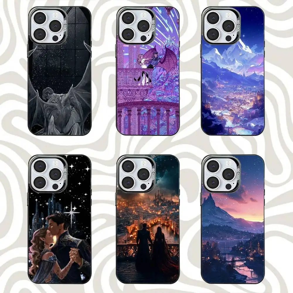 

A C-Court of Mist and Furys Phone Case For iPhone 16,15,14,13,12,11,Mini,Pro,SE,MAX Black Matte Shockproof Cover