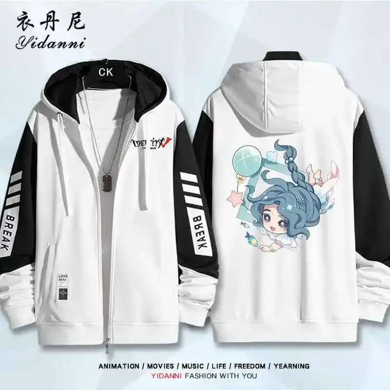 

2025 NEW Spring Autumn Coat Game Identity V Emily Dyer Helena Adams Luca Balsa Jacket Zipper Hoodie Women Men Fashion Hooded