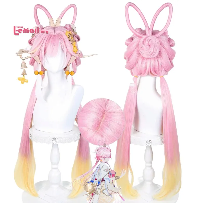 l-email-wig-game-honkai-impact-3-new-skin-elysia-cosplay-wig-95cm-long-pink-mixed-color-heat-resistant-synthetic-hair-wig