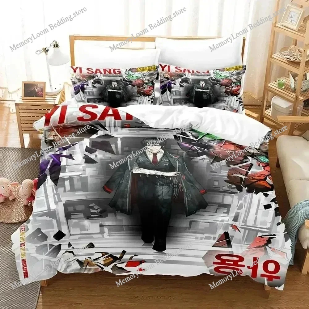 

Anime Game Limbus Company Bedding Set Boys Girls Twin Queen Size Duvet Cover Pillowcase Bed Boys Adult Home Textileextile