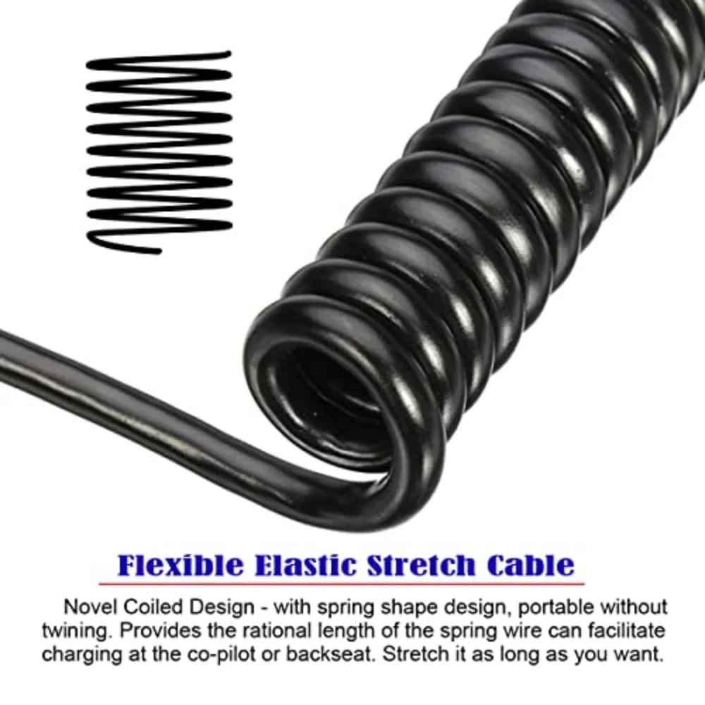 كابل محمول 8K UHD قياسي عالي الدقة Mini-HD Micro-HD قابل للتمدد حليقة زنبركية مرنة HD2.1 سلك للكمبيوتر اللوحي شاشة كاميرا DV HDTV #3