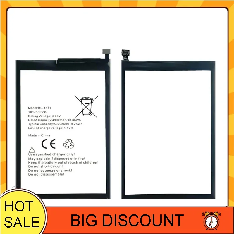 

5000mAh Mobile Phone Battery For Itel P37 P36 Pro P36Pro Reliable Power BL-49Fi