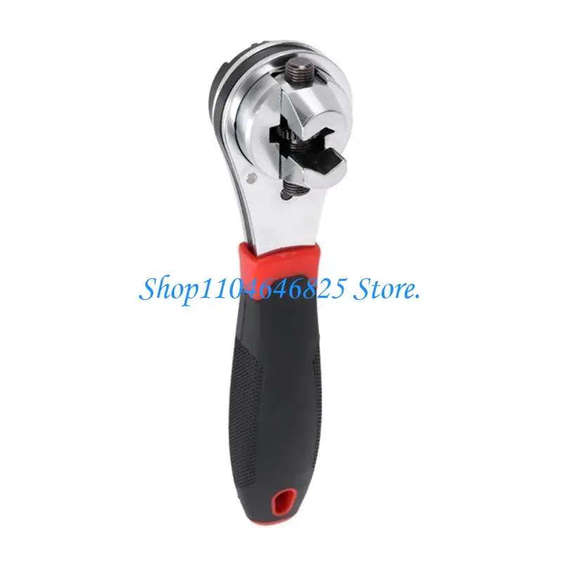 Portable Ratchet Wrench Adjustable For Different Screw Size User Friendly Handle