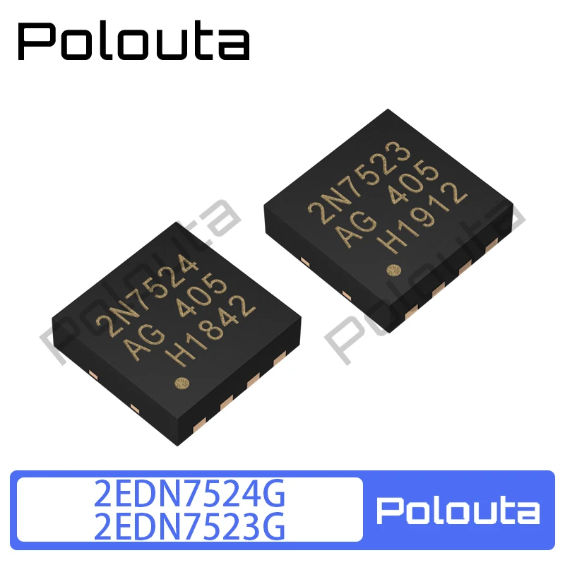 2Pcs 2EDN7524G 2EDN7523GXTMA1 PG-WSON-8-3 Grid driveIC Polouta