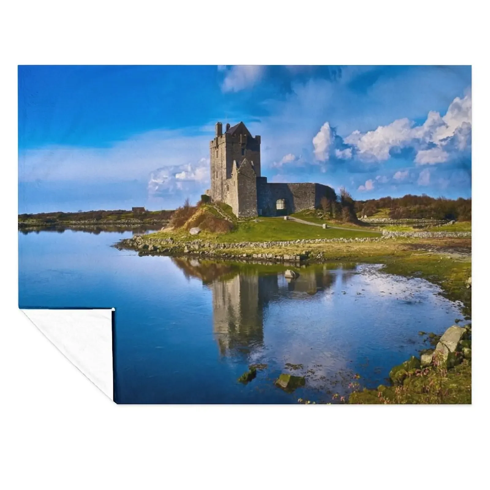 

Dunguaire Castle, Kinvara, Ireland Throw Blanket for winter Soft Heavy cosplay anime Blankets