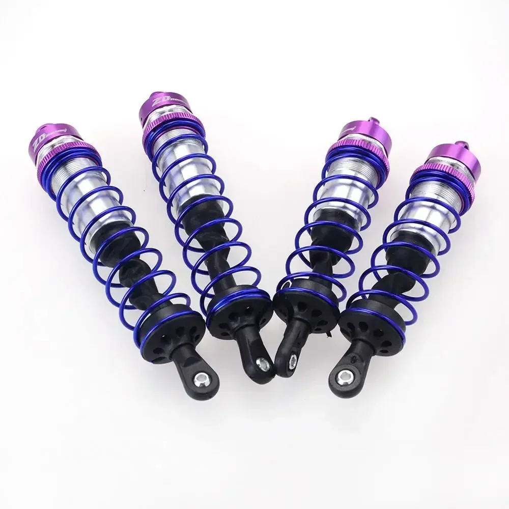 4Pcs 120mm Front & 143mm Rear Shock Absorber Damper Suspension for 1/8 JLB HSP EM Racing DHK HPI DF-Model Truck Buggy Truggy