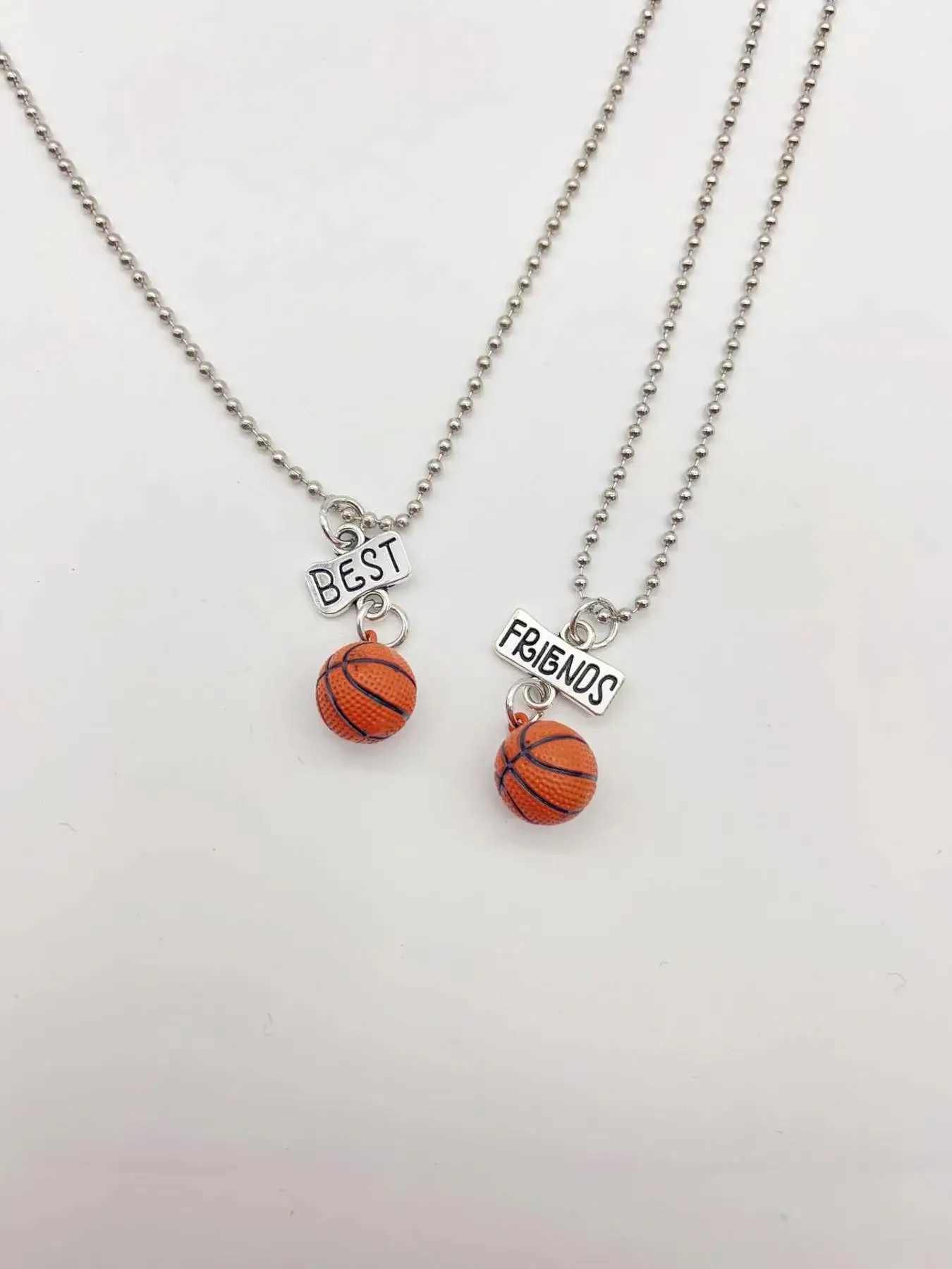 قلادة كرة السلة لأفضل صديق ، هدية لأفضل صديق ، زميل #3