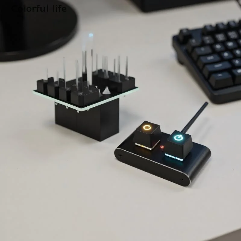 

Aluminum Casing Switch Button Desktop Power Source Extension