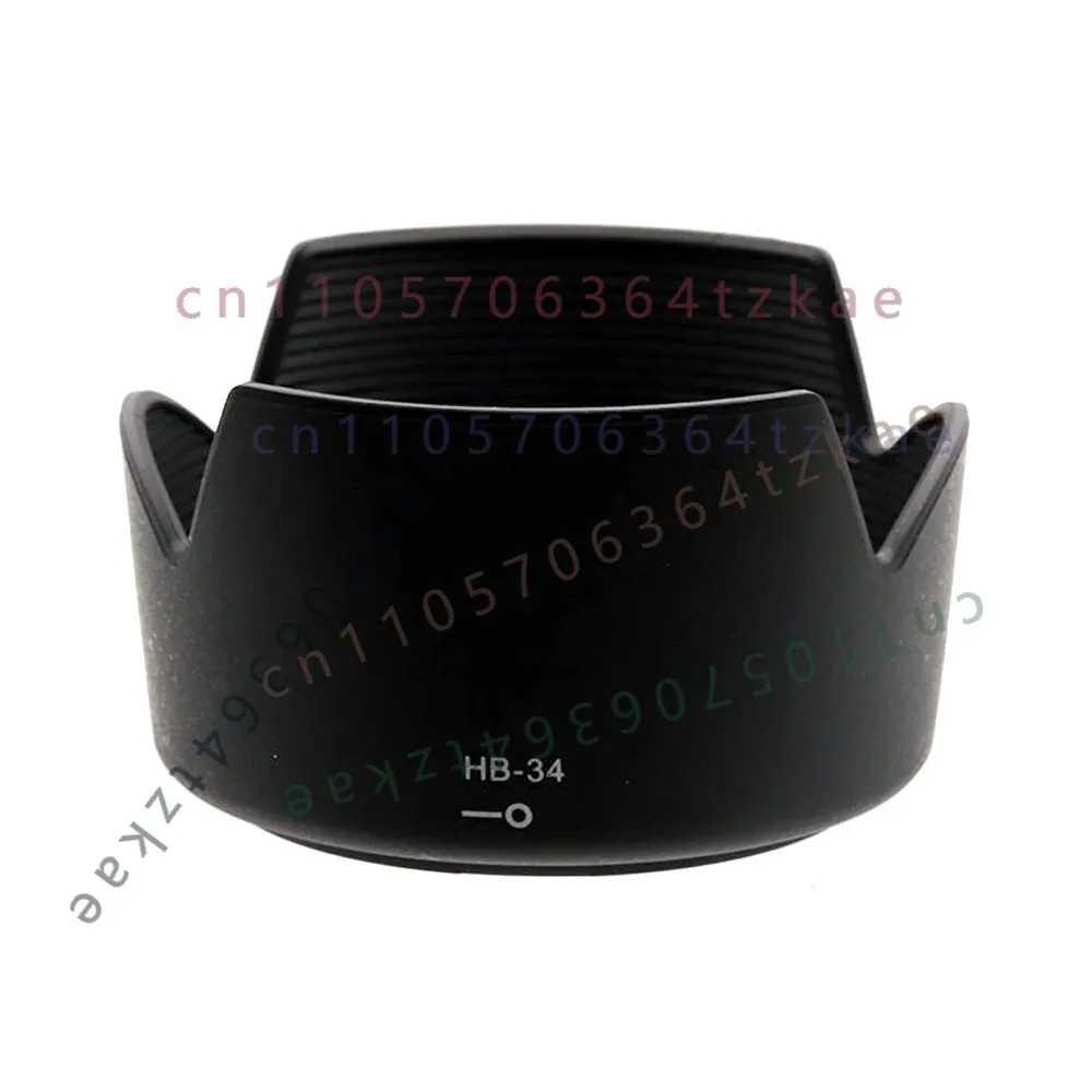 HB-34 Plastic Bayonet Petal Lens Hood for Nikon AF-S DX 55-200mm F4-5.6G ED Camera Lens, Anti-flare Lens Shade