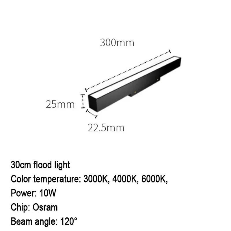 Imagem -03 - Incorporado Grille Rail Light Lâmpada do Teto para Sala de Estar Home Line Iluminação Luz de Trilha Magnética Alta Qualidade Ra90 48v