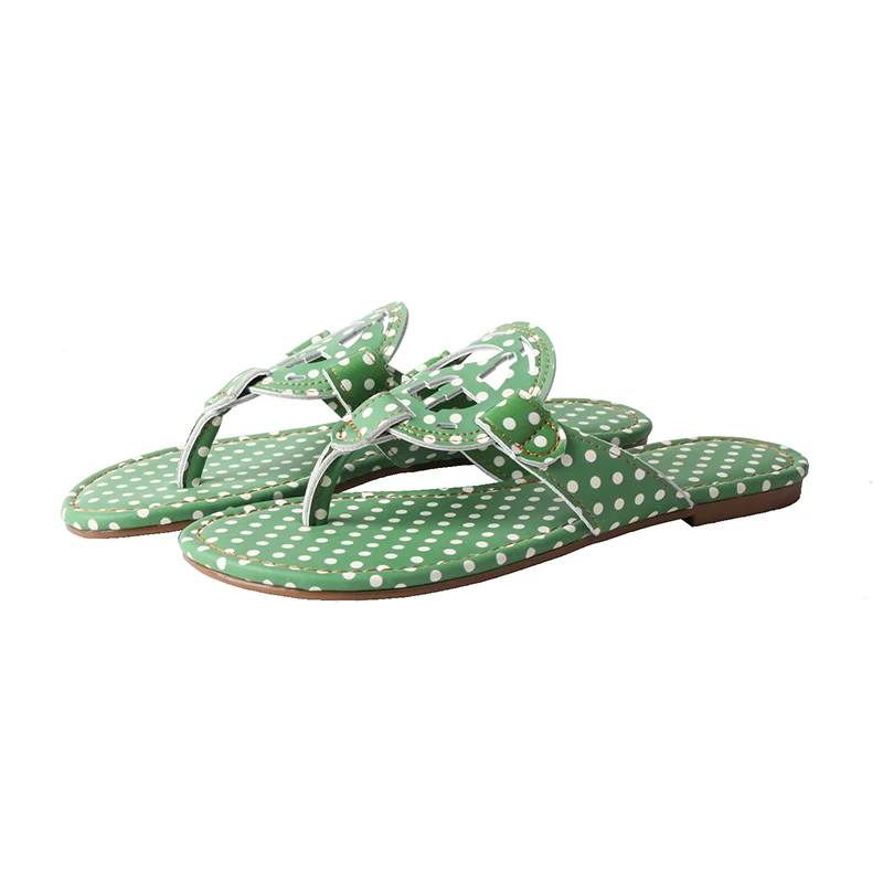 Summer women's outdoor leather sandals, fashionable and comfortable flip flops