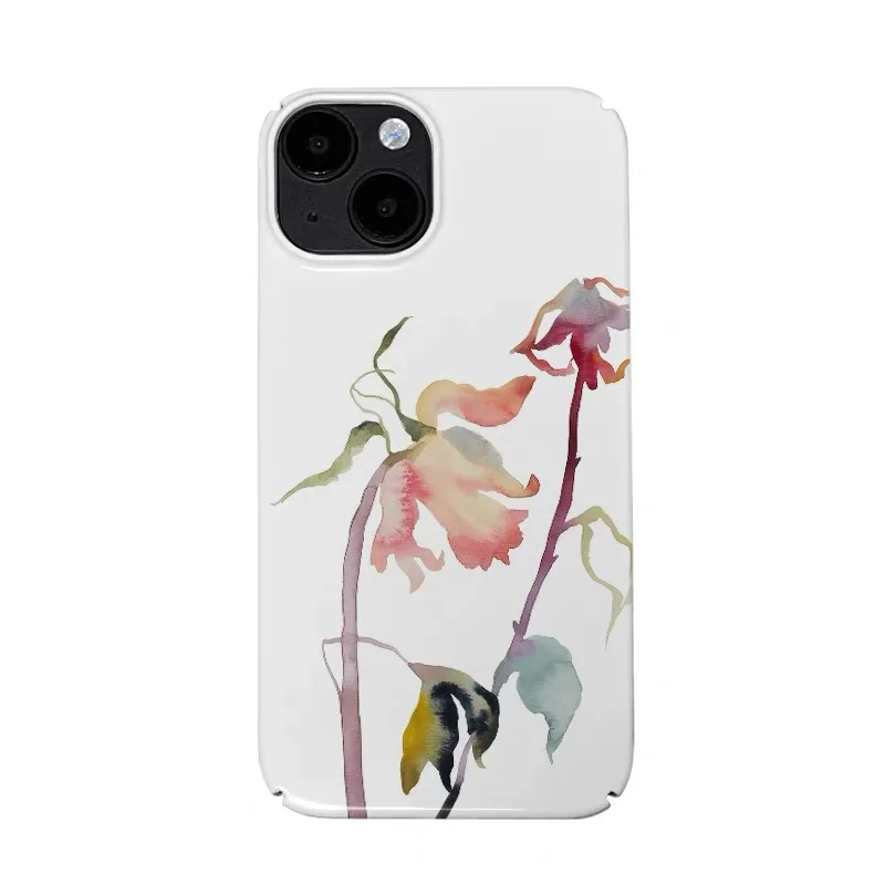 

Colorful Watercolor Flowers Phone Case for IPHONE 17 Air 16E 15 PROMAX 14 Plus 13 12 MINI 11 PRO 16Plus XR Acrylic Phone Cover
