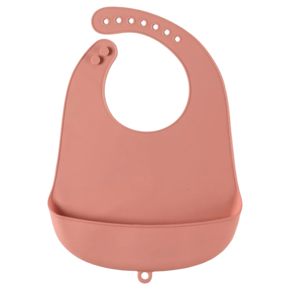 High Quality Silicone Baby Bib Rice Pocket Waterproof Child Feeding Bib Children's Feeding Hygiene Protection Bib Toddler Bibs