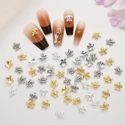 50Pcs New Nail Accessories Cute Hollow Turtle Summer Style Nail Accessories Accessories