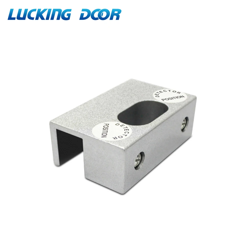 Aluminium Alloy  Electric Bolt Lock U Bracket Mini Bracket Bracket For Access control Frameless Glass Door Lock