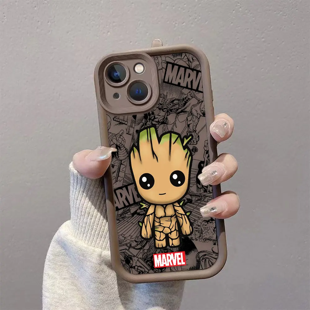 Cartoon Marvel Groot Venom Cover Etui na telefon do Google PIXEL 7 8 7A 8A 9 Oneplus 11 10R 8T NORD CE 2 3 4 LITE ACE 2 3 Etui Funda