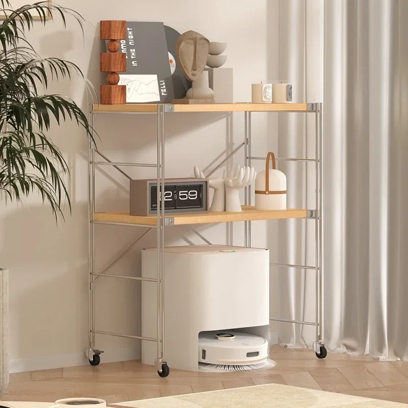 Sweeping robot rack Universal base station rack Bauhaus multi-layer storage Empty movable shelf