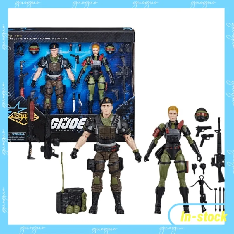 【Spot】Hasbro Special Forces GIJOE 6 Inch No.138 Night Power Falcon Bicker Movable Character Model Toy