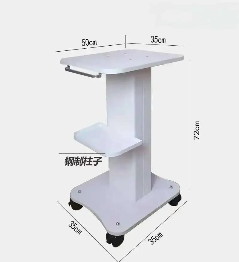 

Aesthetic Furniture Cart Salon Auxiliary Storage Trolley Wheels Spa Organizer Mobile Makeup Beauty Organizers Trolleys Tool Tray