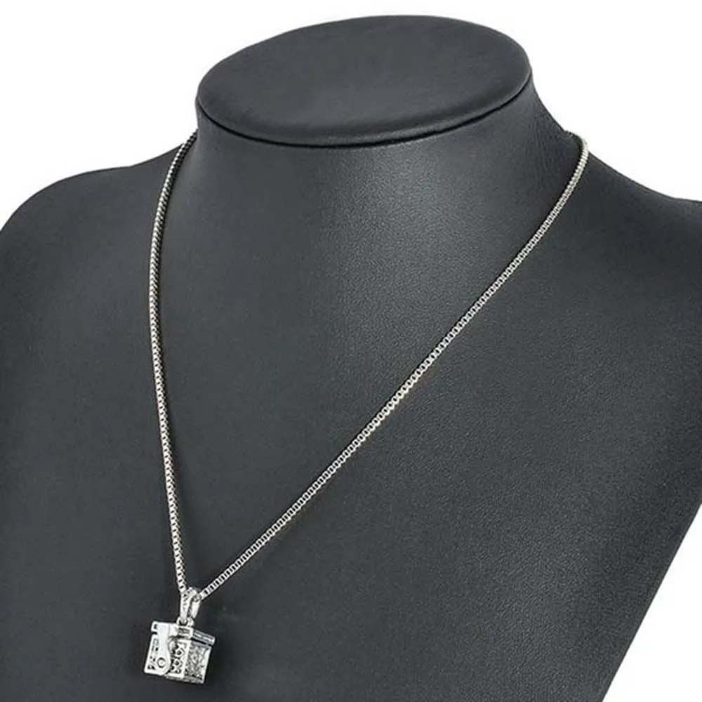 Funeral Fashion Keepsake Box Antique Silver Color Openable For Ashes Cremation Jewelry Vial Pendant Urn Necklace