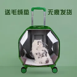 New Cat Bag Pet Trolley Case Cat Going Out Portable Space Capsule Cat Bag Going Out Pet Backpack Pet Trolley Case