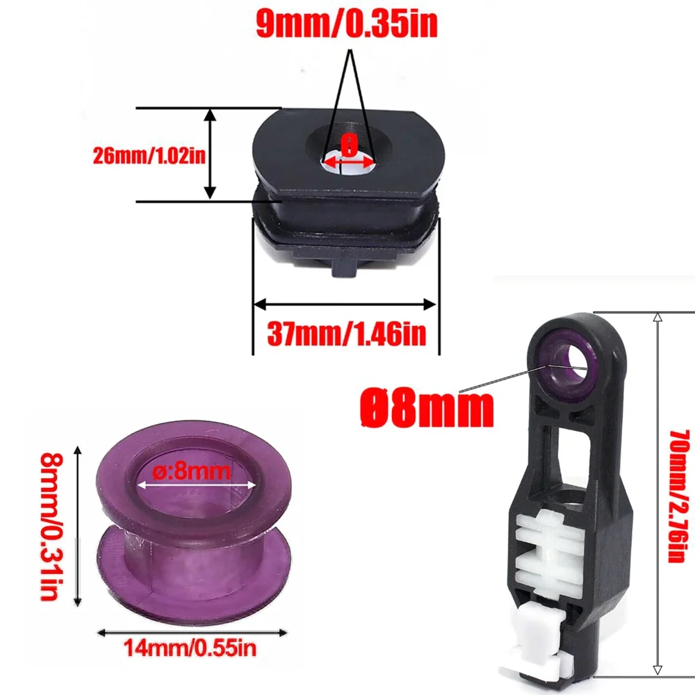 For Opel Agila B Suzuki Splash Maruti Ritz Gear shift cable linkage Lever End Connector Adapter Selector Grommet Sleeve 5 Speed