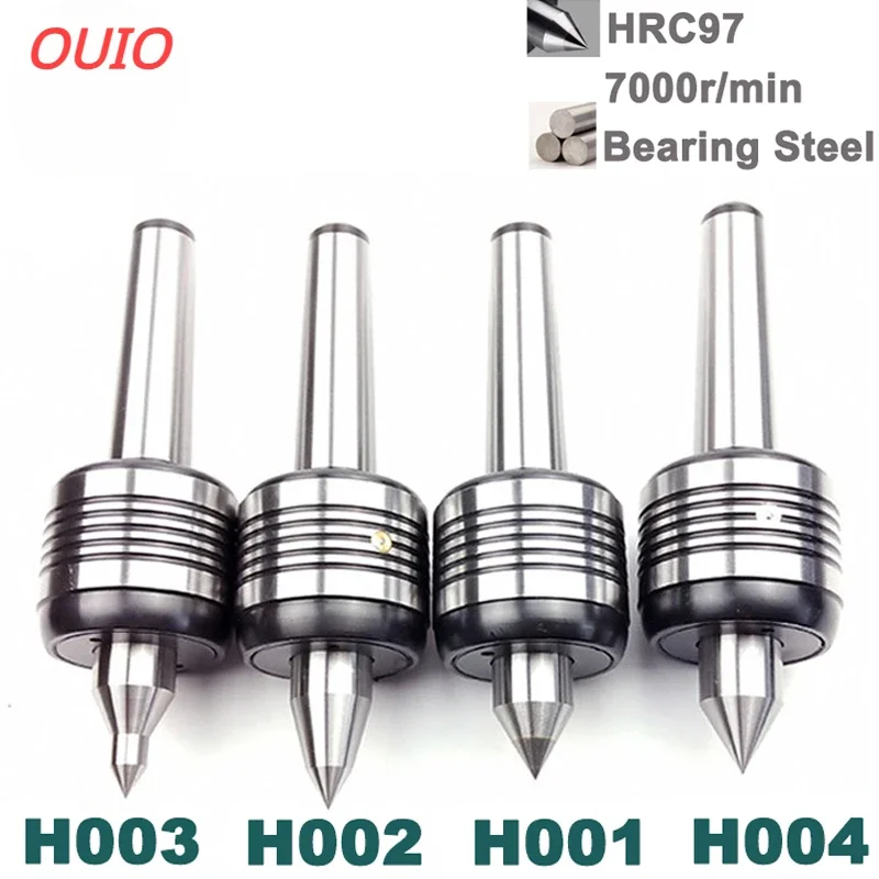 OUIO MT2 MT3 MT4 MT5 Morse Top Center  CNC Lathe Rotary Center Standard Double Cone Head Live Center Morse turning