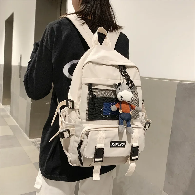 ins style Korean version schoolbag female campus junior high school student backpack new trend backpack