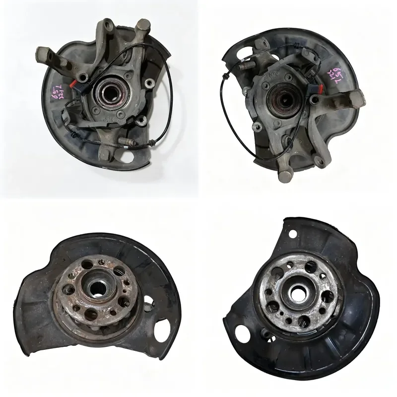 Used Left Rear Steering Knuckle Wheel Hub OE A2213502108 for Mercedes Benz W221 S63 AMG Disassembled Spindle with Bearings