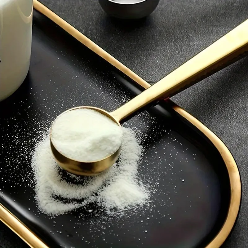 Stainless Steel Measuring Spoons Set Multi-purpose for Coffee Flour Sugar with Sealing Clip Food  Measuring Scoop Kitchen Gadget