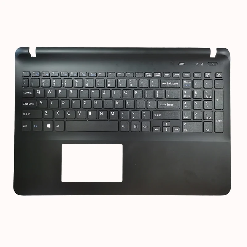 

NEW US laptop keyboard for Sony Vaio svf1521p1r with Palmrest upper Cover
