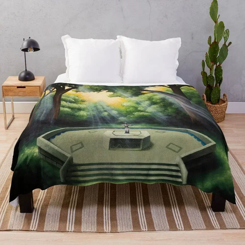 

Pedestal of Time Throw Blanket Stylish Couch Blanket for Home Living Room
