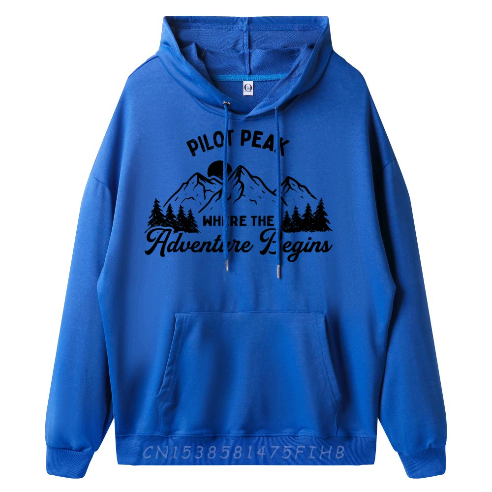 Where The Adventure Begins Pilot Peak Hiking Alaska Hiker Mens Designer Clothes Moderate Elasticity Streetwear Plus Size