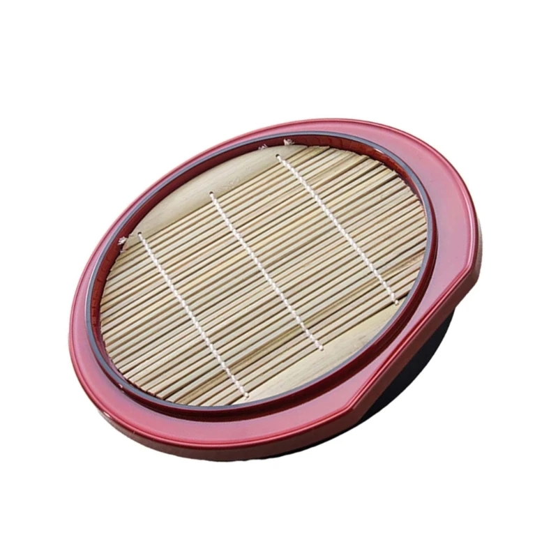 

Cold Noodles Plate with Drain Mat Melamine Plate Serving Platters for Dorm Kitchen Family Gatherings Enduring