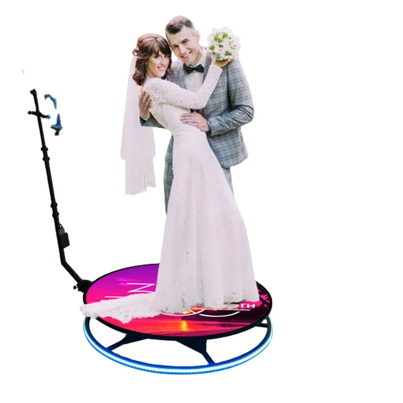 

Rotating display stand turntable 360 degree photo booth
