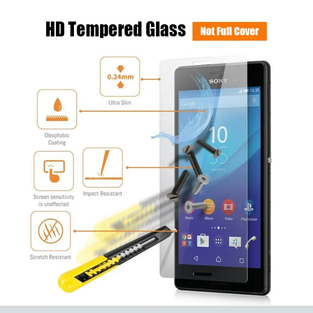 9H Hard Tempered Glass for Sony Xperia 10 Plus 10 5 1 ii Clear Front Glass for Sony L4 L3 Anti Scratch Protective Film