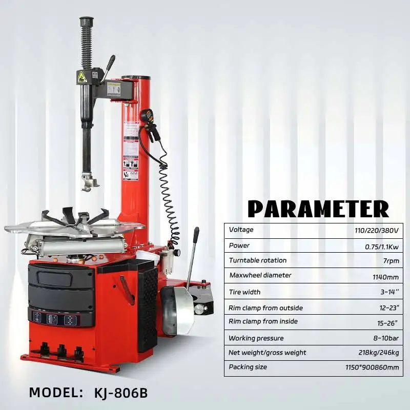 KARJOYS 12-26'' Tire Changer Workshop Tire Changing Machine With Factory Price Car Tyre Removal Machine